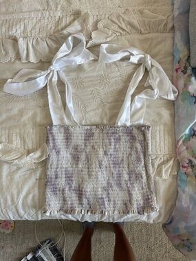 Shop Koch Cece Top Lavender Tie Dye